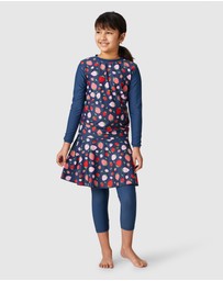 Modest Mermaid - Strawberry Sundae girls swim set SPF50+