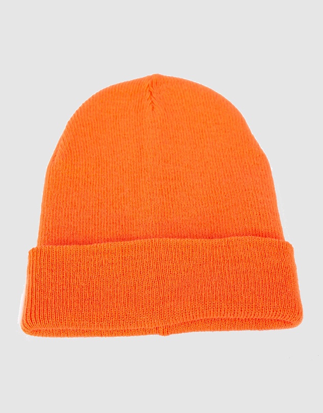 Max Alexander - European Made Orange Wool Beanie
