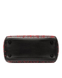 Pre-Loved by Azura Reborn - Pre-Loved Medium Smooth Calfskin Embroidered Heart Playing Cards Lady Dior