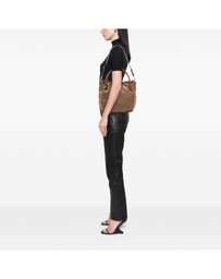 Pre-Loved by Azura Reborn - Pre-Loved Vitello Daino Trimmed Tessuto Satchel