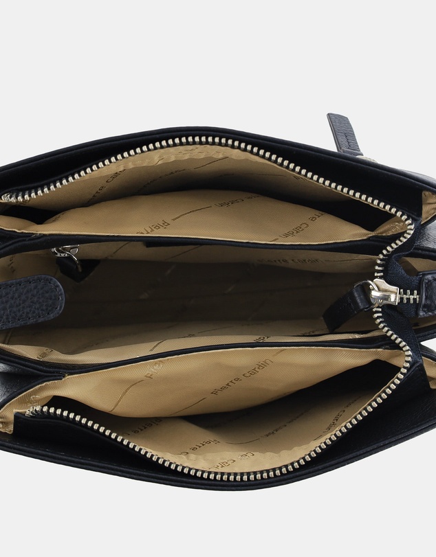 Pierre Cardin - Pierre Cardin Ladies Leather Crossbody Bag