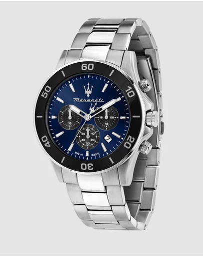 Maserati - Maserati Competizione 43mm Blue Stainless Steel Watch