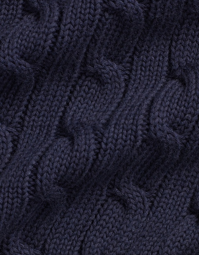 Polo Ralph Lauren - Cable-Knit Cotton Scarf