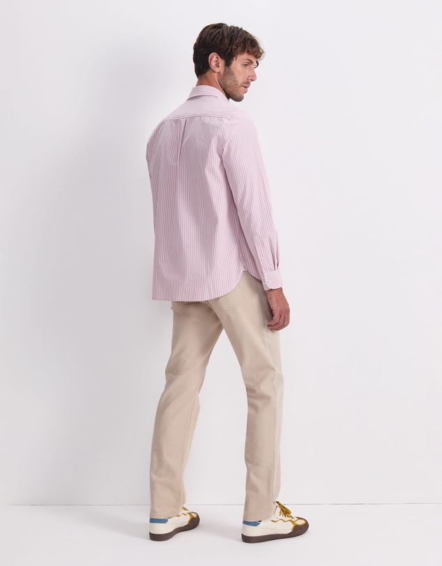 Sportscraft - Stripe Long Sleeve Poplin Shirt