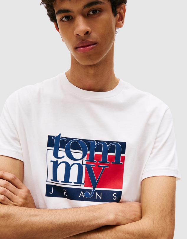 Tommy Jeans - Flag Graphic Slim T-Shirt