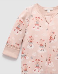Purebaby - Thick Pyjama Sleep Growsuit -Kids-Babies