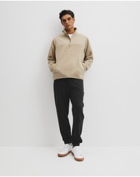 Country Road - Sherpa Half Zip Sweat