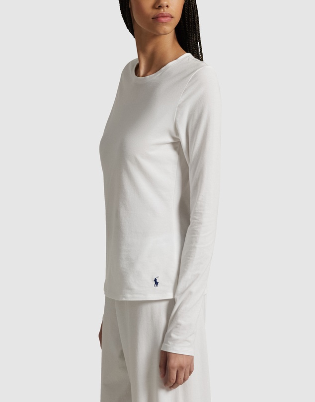Polo Ralph Lauren - Club Cotton Long Sleeve Crew Neck Sleep T-Shirt