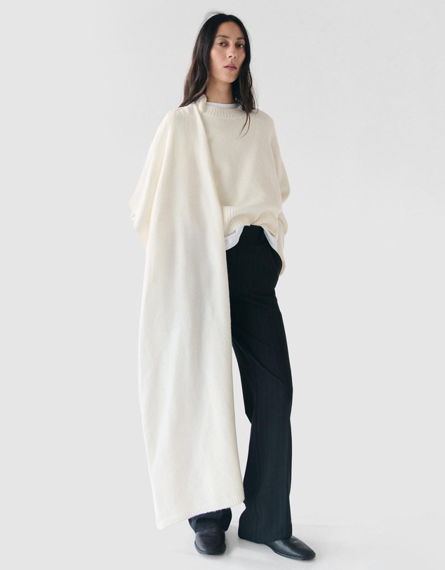 M.N.G - Knitted Sweater With Scarf