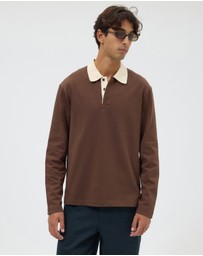 AERE - Classic Contrast Rugby Polo