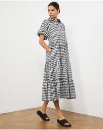 Atmos&Here - Emberly Collared Midi Dress