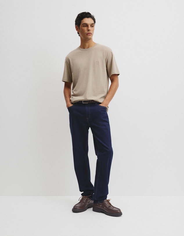 Country Road - Brushed Melange Cotton T-shirt