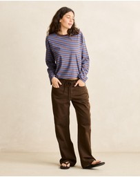 Rhythm - Porto Stripe Long Sleeve T-Shirt