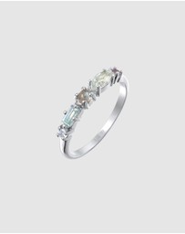 Elli Jewelry - Ring Gemstone Party 925 Sterling Silver