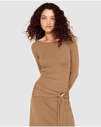 MINKPINK - Noa Mesh Midi Dress