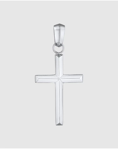 Kuzzoi - ICONIC EXCLUSIVE - Pendants Men Cross Pendant Religion Basic in 925 sterling silver