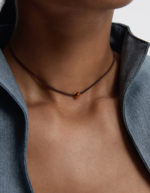 PDPAOLA - Tiger Eye Orion Cord Necklace
