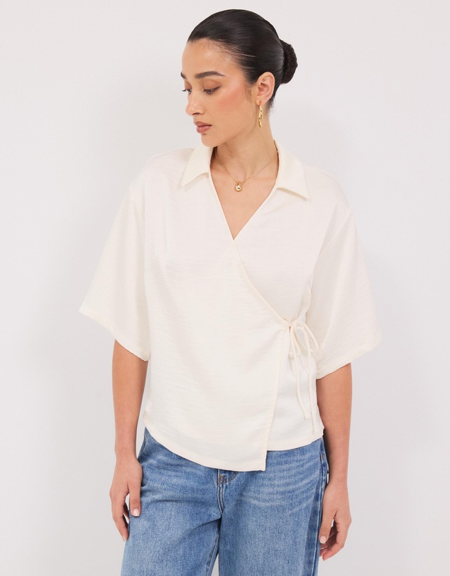 Calli - Easton Satin Shirt