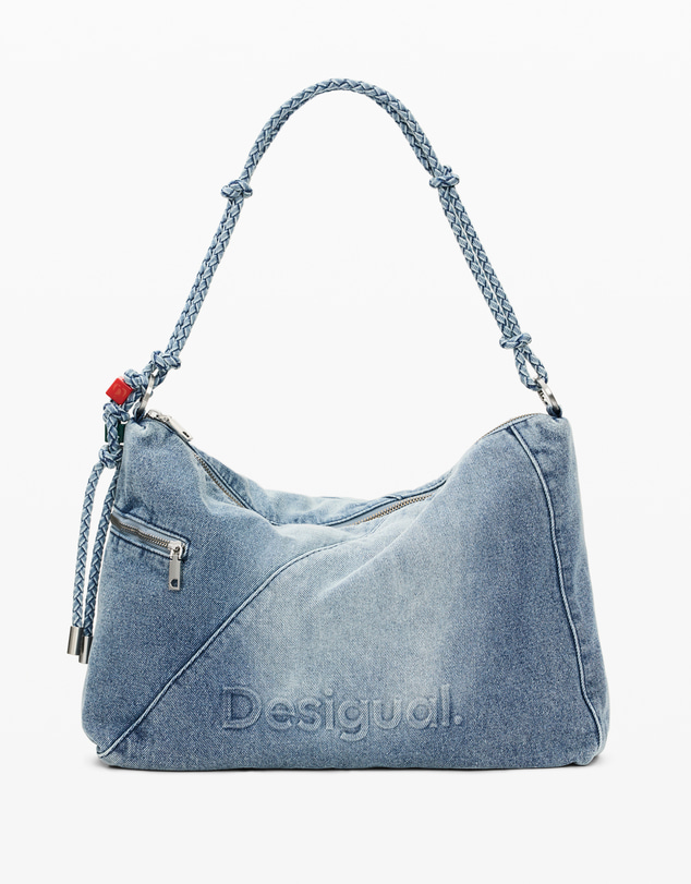Desigual - Large denim charms bag