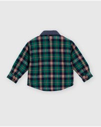 Goldie + Ace - Check Padded Shacket - Babies-Kids