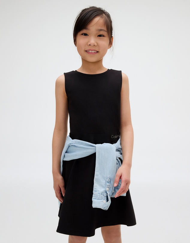Calvin Klein Jeans - Girls Slim Milano Sleeveless Dress