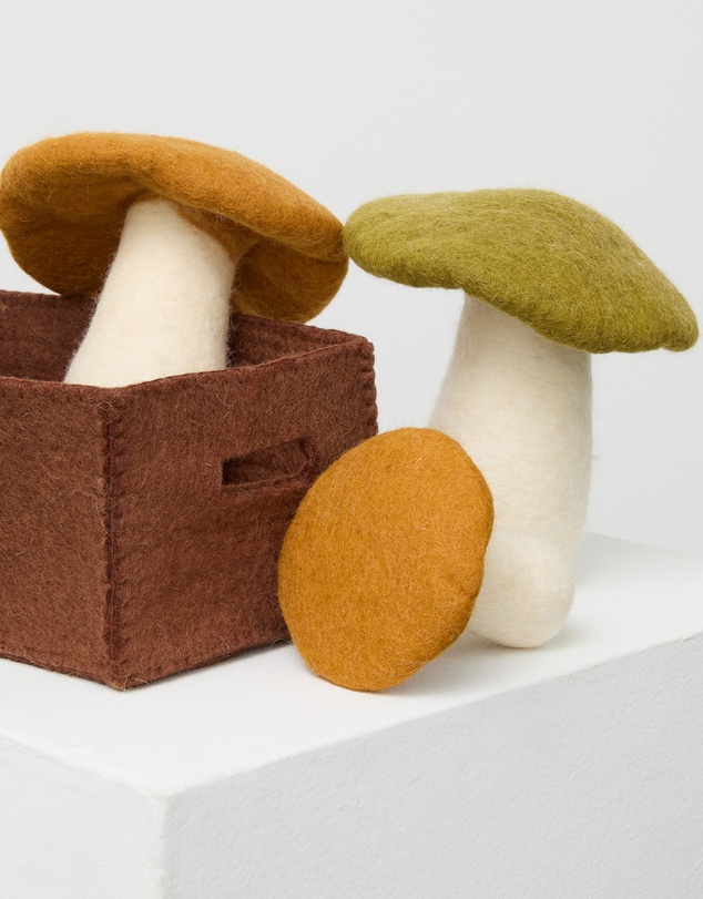Phile - Crate of Mushrooms - Brown