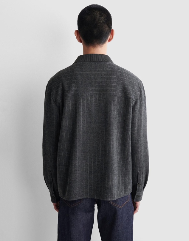 COS - Relaxed Pinstriped Wool-Blend Shirt