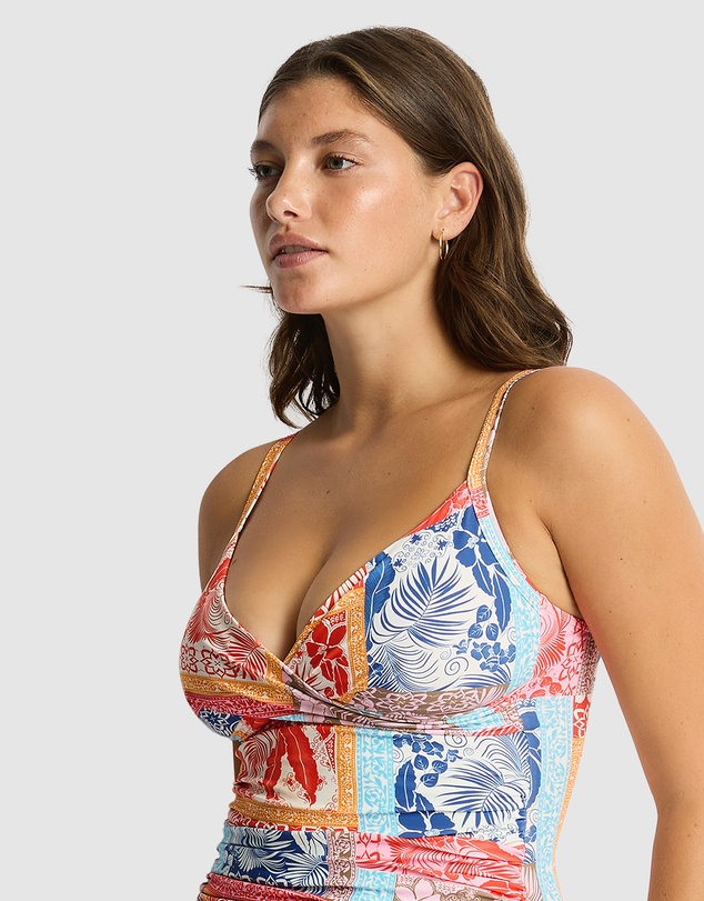 Sea Level Australia - Coco Island Cross Front Scoop Back Tankini