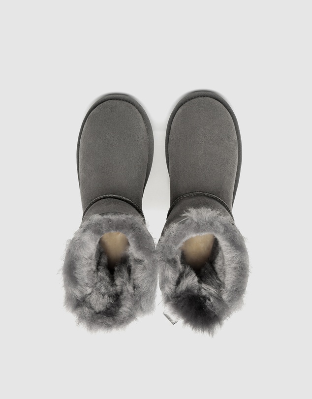 EVERAU - EverAU Ugg Mini Back Bow Sheepskin Upper UGG Boots