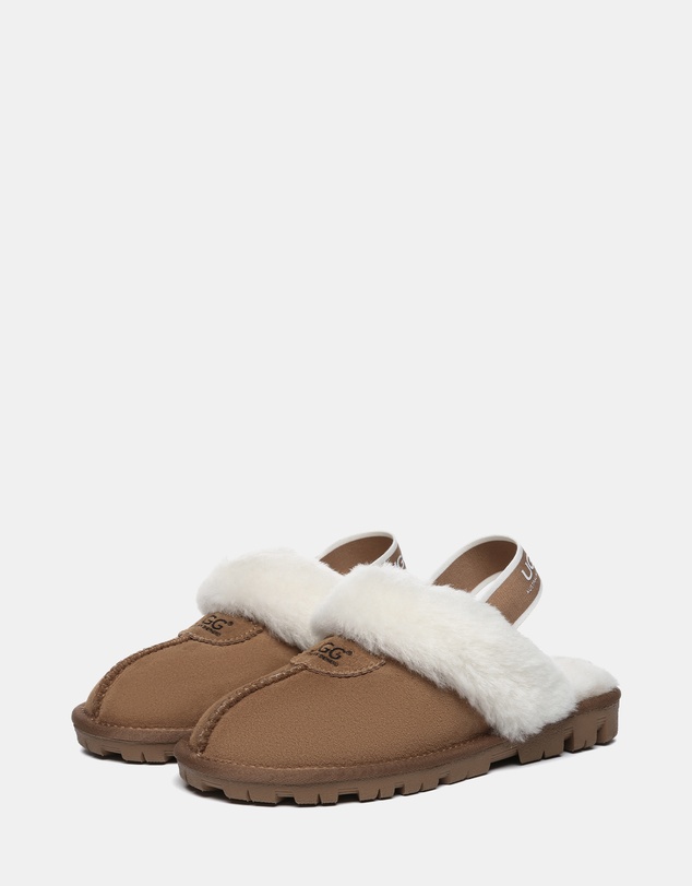 EVERAU - Australian Shepherd Ugg Waffle Plus Cow Suede Upper House Shoes