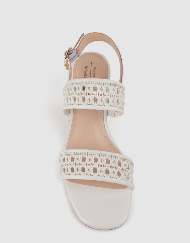 Edward Meller - SIMONE50 Two Strap Weave Sandal