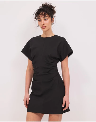Calli - Saige Suiting Cinched Mini Dress