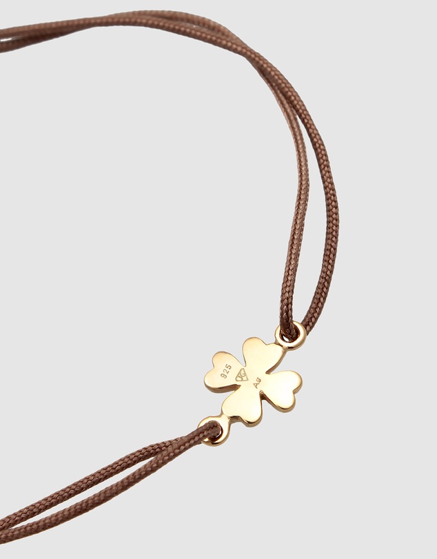 Elli Jewelry - Cloverleaf Charm Nylon Bracelet