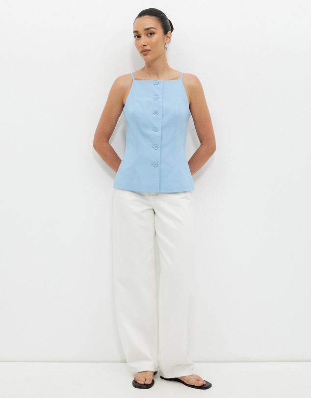 Calli - Harp Button Through Vest