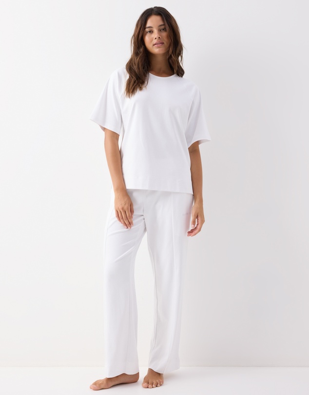 Wanderluxe Sleepwear - Florence Top White