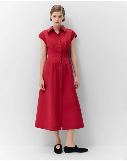 UNISON - Collared Midi Dress