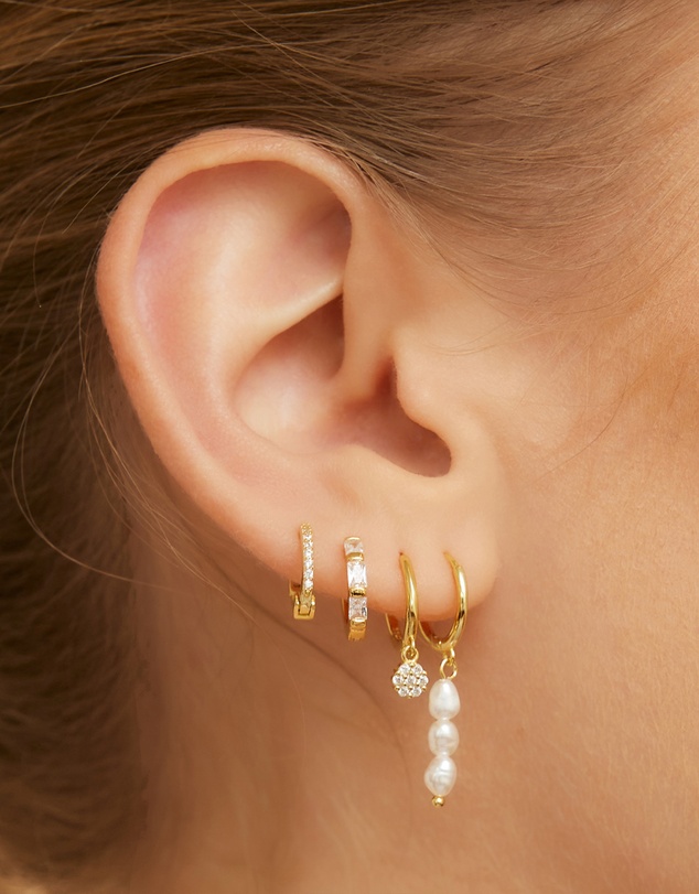 Arms Of Eve - Tabitha Huggie Earrings