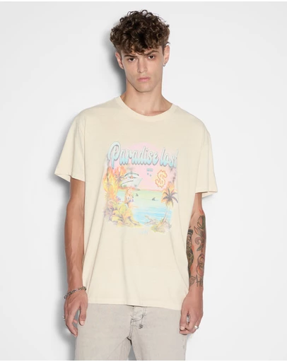 Ksubi - Paradise Biggie Ss Tee Dusty Desert