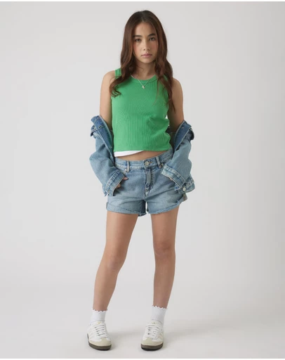 Decjuba Kids - Harper Logo Tank - Teens