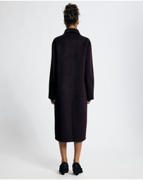 Lover - Gilda Wool Funnel Neck Car Coat