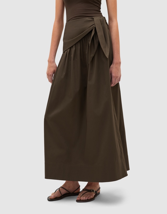 Seed Heritage - Tie Waist Midi Skirt