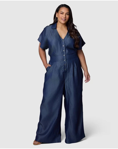 Indigo Tonic - Eve Chambray Jumpsuit