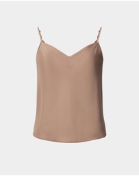 Forcast - Joy Satin V-neck Cami