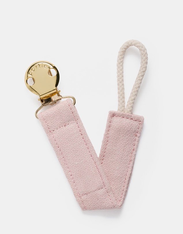 portier - Petite Pacifier Clip - Blush