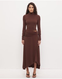 MON RENN - Farah Draped Skirt
