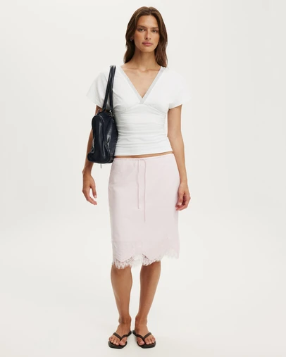 Cotton On - Benni Cinched Vee Tee