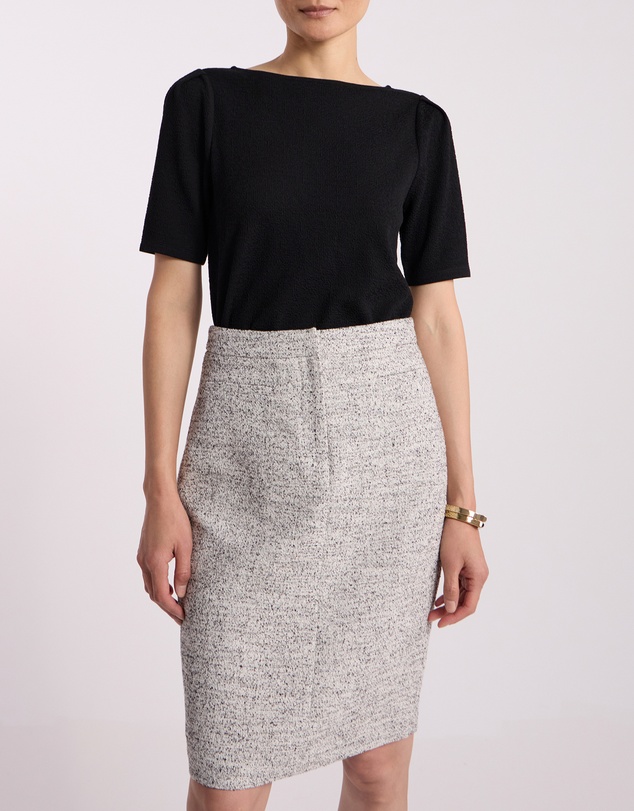 David Lawrence - Solana Textured Jersey Top
