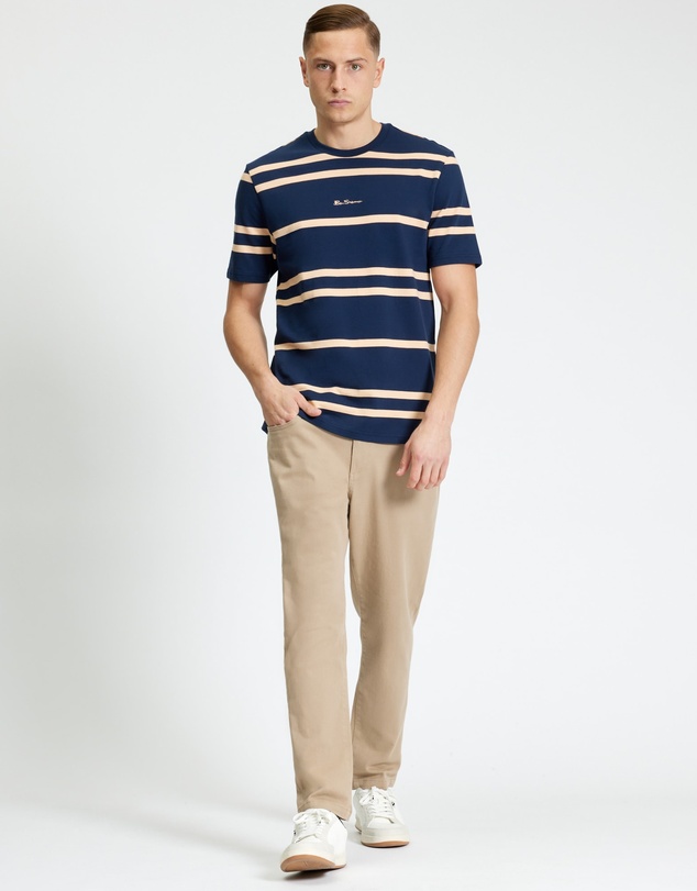 Ben Sherman - Pique Stripe Tee