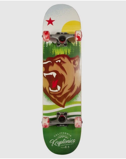 iWorld - Bravo Sports Kryptonics KR31 Star Series Skateboard - Swirled Bear