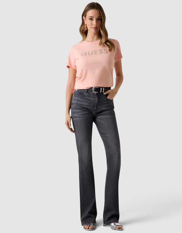 GUESS - Eco Studs Script Short Sleeve T-Shirt